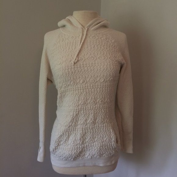Telluride Clothing Co Tops - *2/15*Telluride Clothing Ivory Hoodie Knit Sweater